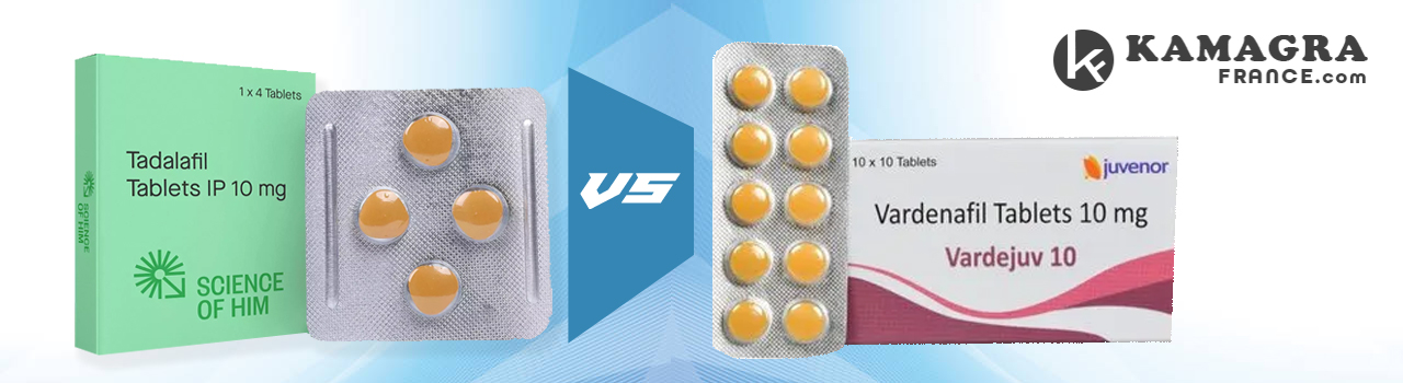 Tadalafil Vs Vardenafil (Efficacité & Prix)