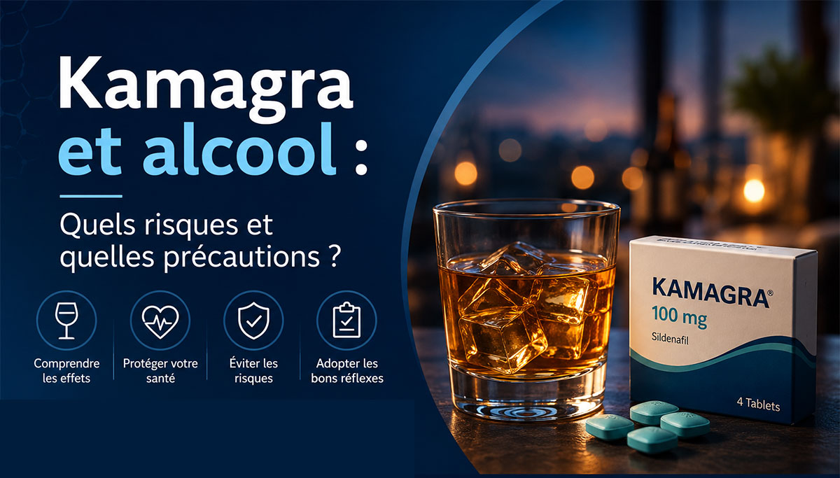Kamagra et alcool : quels risques et quelles pr&eacute;cautions ?