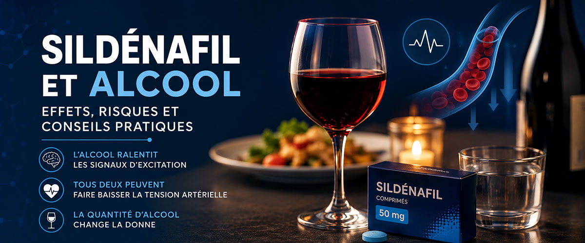Sildénafil et alcool : effets, risques et conseils pratiques